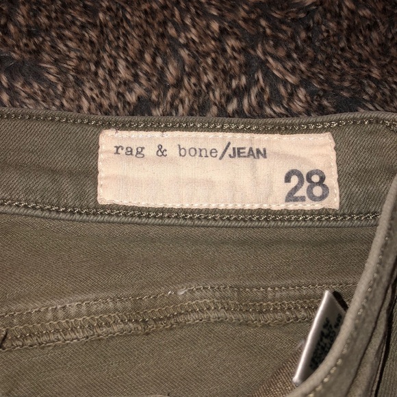 rag & bone Denim - Army green rag & bone jeans